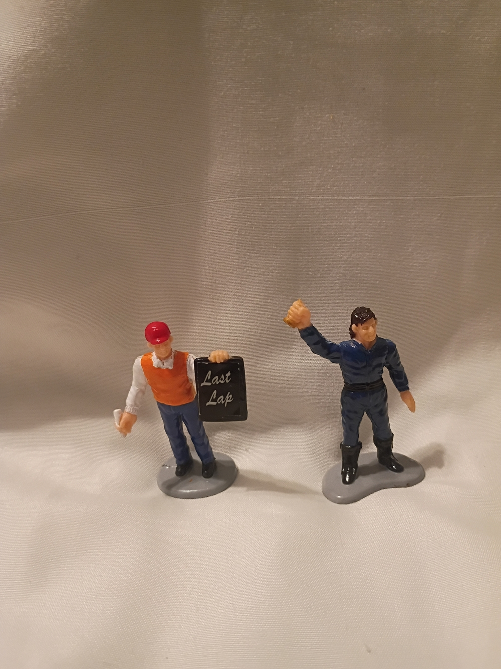 Vintage Boley racing/pit crew miniature toy figurines. Released in 1999.